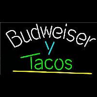 Budweiser Y Tacos Beer Sign Neonreclame