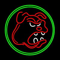 Bull Dog With Oval Neonreclame