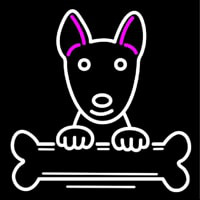 Bull Terrier Poster Neonreclame