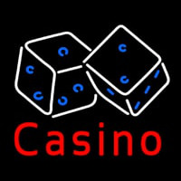 Casino Dice Neonreclame