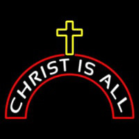 Christ Is All Neonreclame