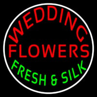 Circle Wedding Flowers Neonreclame