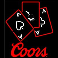 Coors Ace And Poker Neonreclame