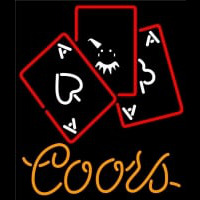 Coors Ace And Poker Neonreclame