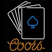 Coors Cards Neonreclame