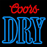 Coors Dry Beer Sign Neonreclame