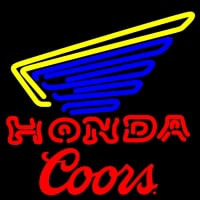 Coors Honda Motorcycle Gold Wing Neonreclame