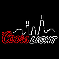 Coors Light City Logo Beer Sign Neonreclame