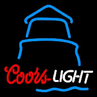 Coors Light Day Lighthouse Beer Sign Neonreclame