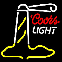 Coors Light Lighthouse Beer Sign Neonreclame