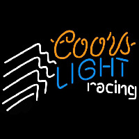 Coors Light Racing Beer Sign Neonreclame