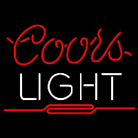 Coors Light Red Beer Sign Neonreclame