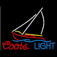 Coors Light Sailboat Beer Sign Neonreclame