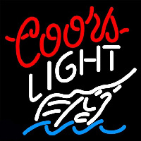 Coors Light Swordfish Beer Sign Neonreclame