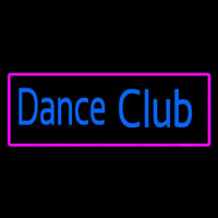 Dance Club With Pink Border Neonreclame