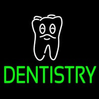 Dentistry With Tooth Logo Neonreclame