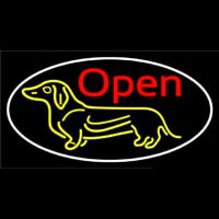 Dog Flashing Open 1 Neonreclame