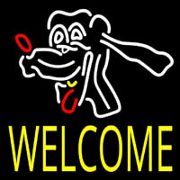 Dog Welcome 1 Neonreclame