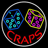 Double Stroke Craps With Dise 1 Neonreclame