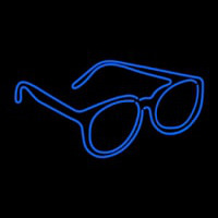 Double Stroke Glasses Logo Neonreclame