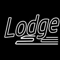 Double Stroke Lodge Neonreclame