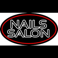 Double Stroke Nail Salon Neonreclame