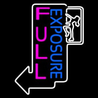 E posure Full Girl Logo Neonreclame