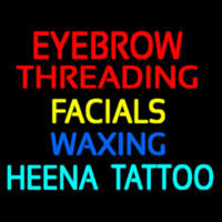 Eyebrow Threading Facials Wa ing Neonreclame