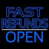 Fast Refunds Open Neonreclame