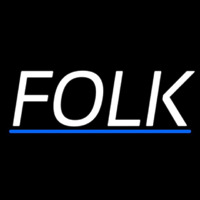 Folk Music 2 Neonreclame