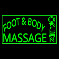 Foot And Body Massage Open Neonreclame