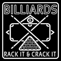 Green Billiards Rack It And Crack It 1 Neonreclame