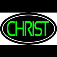 Green Christ Neonreclame