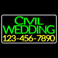 Green Civil Wedding With Phone Number Neonreclame