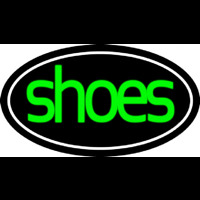 Green Cursive Shoes With Border Neonreclame