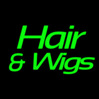 Green Hair And Wigs Neonreclame