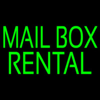 Green Mailbo  Rental Neonreclame