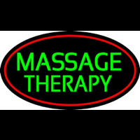 Green Massage Therapy Neonreclame