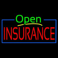 Green Open Insurance Neonreclame