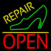 Green Sandal Repair Open Neonreclame