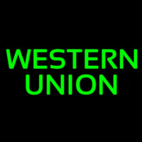 Green Western Union Neonreclame