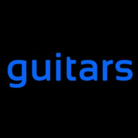 Guitar Cursive 1 Neonreclame