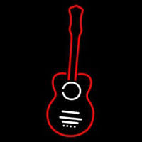 Guitar In Red 1 Neonreclame