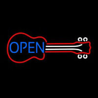 Guitar Open 3 Neonreclame