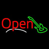 Guitar Open Block 2 Neonreclame