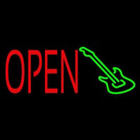 Guitar Open Block 3 Neonreclame