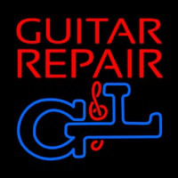 Guitar Repair Neonreclame