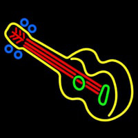 Guitar Strings Neonreclame