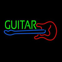 Guitar With Logo 2 Neonreclame