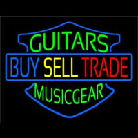 Guitars Buy Sell Trade Neonreclame